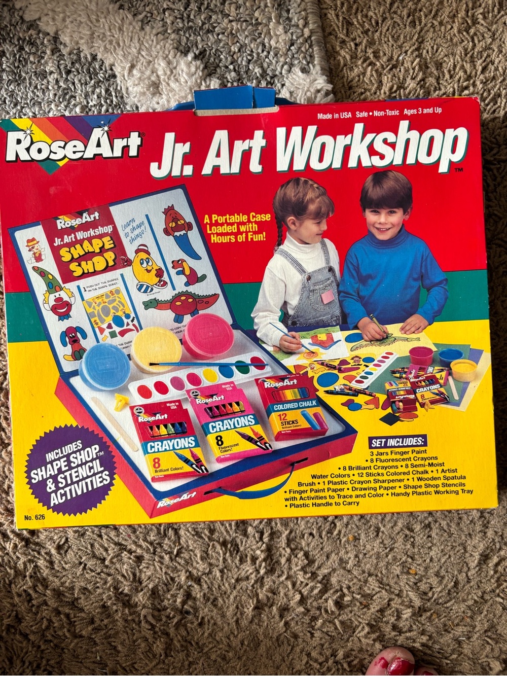 RoseArt Jr. Art Workshop Kids Art Set - Red/Multicolor
